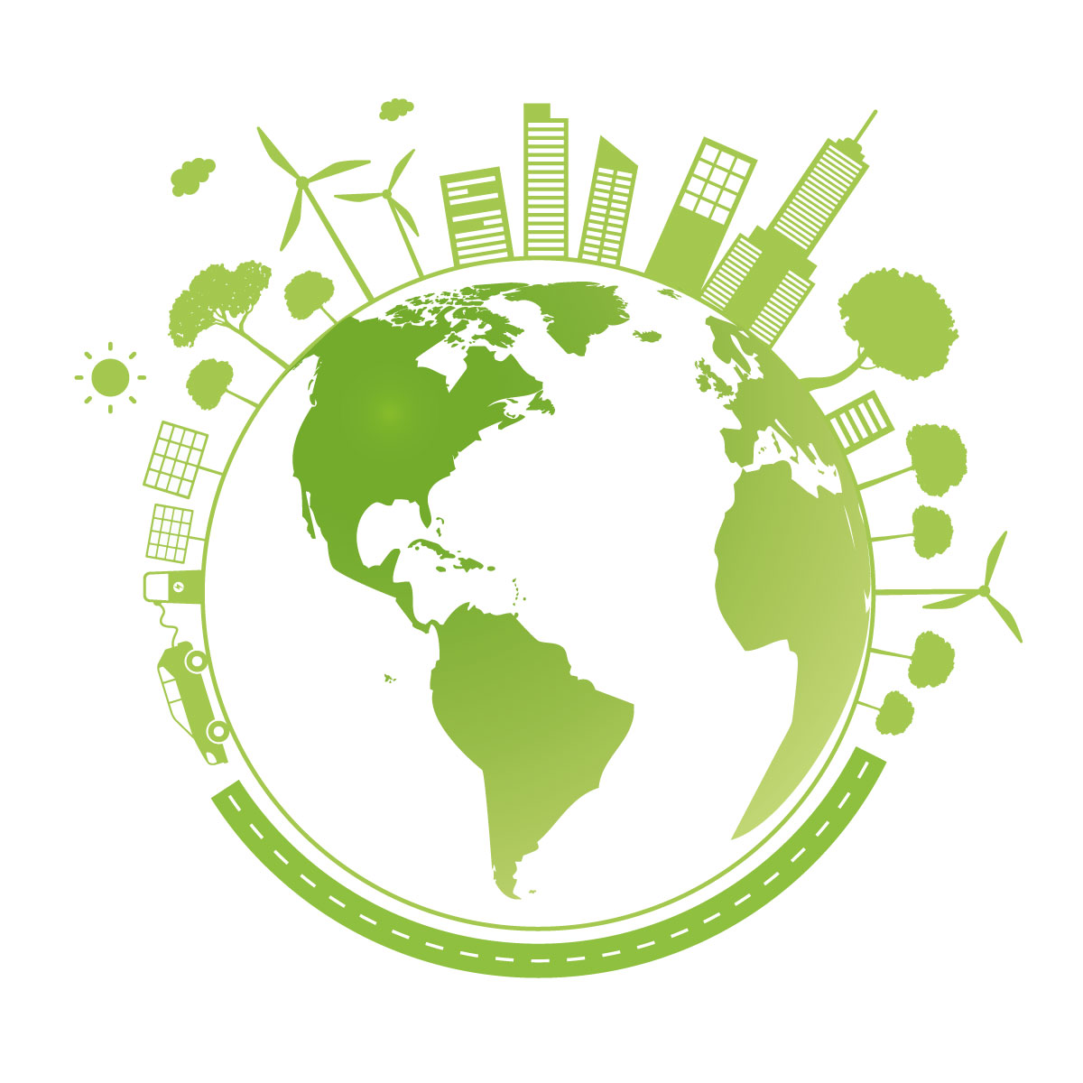 sustainability world graphic